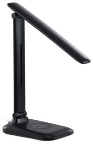 Immax 09106L - LUMI dimmelhető LED asztali lámpa vezeték nélküli Qi töltéssel LED/7W/230V fekete