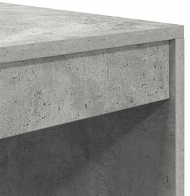 Asztal Beton szürke 90 x 50 x 76 cm Faanyag