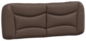 barna műbőr fejtámla párna 120 cm