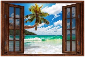 Poszterek 120x80 Trópusok Tájkép Pálmafák