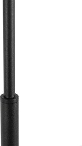 Modern állólámpa fekete arannyal kerek - VT