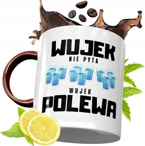 Bordó Bögre Bácsinak Születésnapi Ajándék fényképes nyomtatással