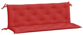 2 db piros oxford szövet kerti padpárna 150 x 50 x 7 cm