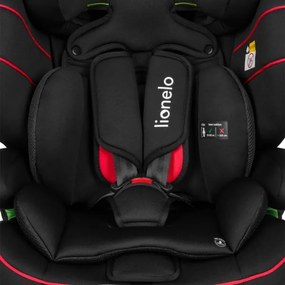 Lionelo - LEVI i-Size autósülés 76-150 cm Sportos fekete