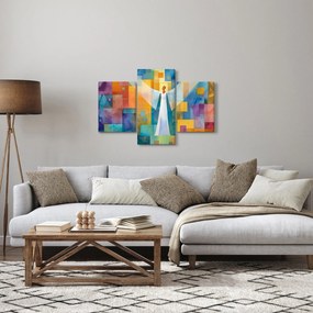 Kép - Geometrikus angyal (90x60 cm)