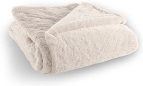 Fehéres bézs műszőrme takaró 150x200 cm Ruby – Tiseco Home Studio