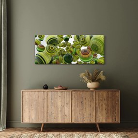 Csíkos gömbök képe (120x50 cm)