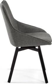 Sötétszürke étkezőszék Jenna – Kave Home