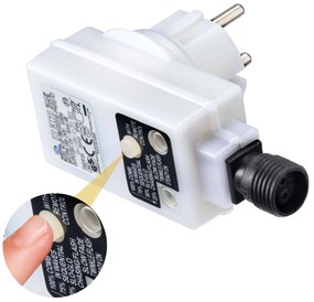 Monzana CECIL karácsonyi fényfüzér, 10m, hideg fehér