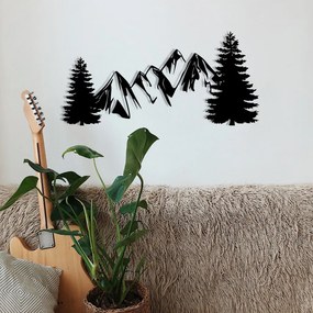 Fém fali dekoráció, 70×33 cm