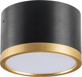 POLUX 328090 MIRELLA Hengeres Mennyezeti Lámpa Fekete, Arany GX53 IP20