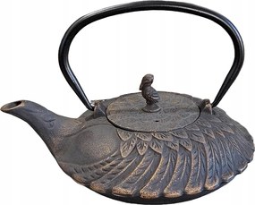 Öntöttvas Vízforraló Pelikán Szűrővel Teához Ajándék Barátnőnek 0,8 L