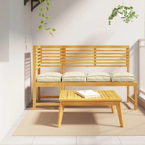 Raklap Párnák 4 db-os Krém 40x40x8 cm Oxford anyag
