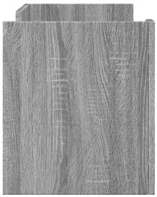 szürke sonoma színű szerelt fa TV-szekrény 80 x 35 x 40 cm