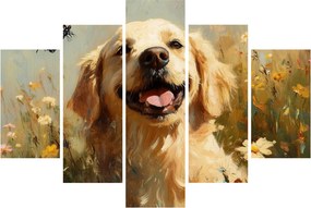 Kép - Boldog kutyus (150x105 cm)