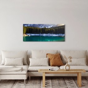 Kép - Karersee tó (120x50 cm)