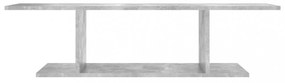 betonszürke falra szerelhető TV-szekrény 103 x 30 x 26,5 cm