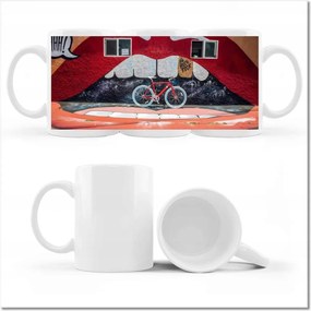 Nyomtatott bögre Kerékpárok Két kerék