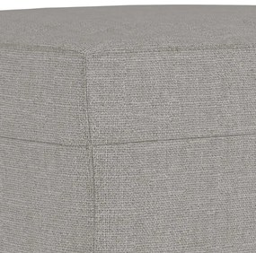 vidaXL világosszürke szövet pad 100 x 35 x 41 cm