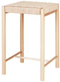 Abano bárszék, natúr, fonott ülőfelület