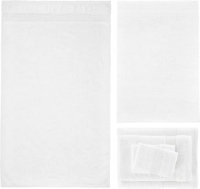 Fehér frottír pamut törölköző és fürdőlepedő készlet 6 db-os Anti-Bacterial – Catherine Lansfield