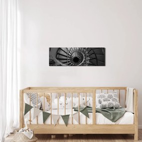 Kép - Lépcsőház (órával) (90x30 cm)