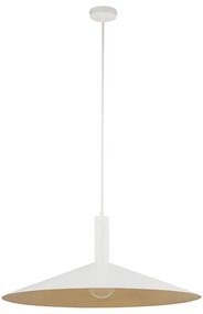 Csillár zsinóron CAPRI 1xE27/15W/230V átm. 70 cm fehér/arany