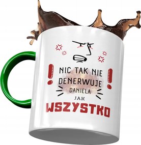 Zöld Bögre Daniel Kollégának Ajándék Nyomtatott Fotóval