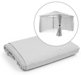 Blumfeldt Pantheon Solid Sky, pavilon oldalfalai 3 × 4, 4 db, 140 g / m²