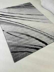 Nora 6030 szürke modern szőnyeg 120x170 cm
