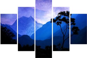 Kép - Éjszakai ég Nepálban (150x105 cm)