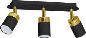 Led Mennyezeti Lámpa Joker Black/gold 3xGU10