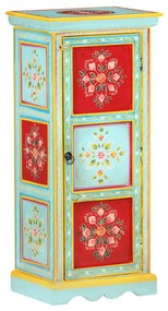 kézzel festett tömör mangófa tálaló 40 x 30 x 90 cm