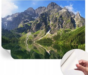 Mosható öntapadós fotótapéta étkezőbe Festői hegyek 208x146 cm