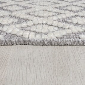 Szürke mosható zsenília szőnyeg 80x160 cm Jhansi – Flair Rugs