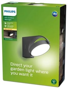 Philips - LED Kültéri fali lámpa MIMOSA LED/7W/230V 2700K IP44