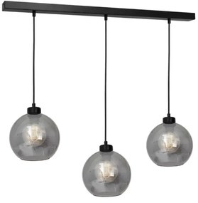 Univerzális SOFIA E27 pótüveg, 20 cm átmérő, füstös fekete