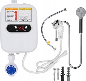 3000W-os instant elektromos vízmelegítő zuhanyzóval