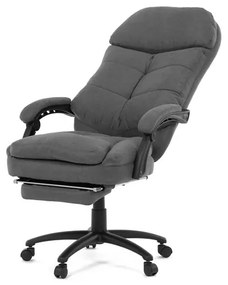 Irodai forgószék szinkronmechanikával, szürke kárpittal. KA-F1251 GREY2