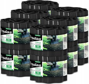 Kerti Gyepszegély 10 cm 108 m Hullámos Műanyag Rugalmas Us-p