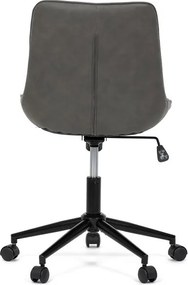 Pracovní židle, výškově nastavitelná, šedá látka, KA-V3120 GREY3