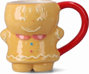 Karácsonyi Bögre Mézeskalács Ember Mézeskalács Nagy Kávé Keksz Ajándék