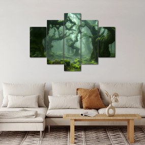 Kép - Egy mohával borított erdő (150x105 cm)