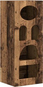 vidaXL Széf Öreg fa 40 x 35 x 100,5 cm Faanyag