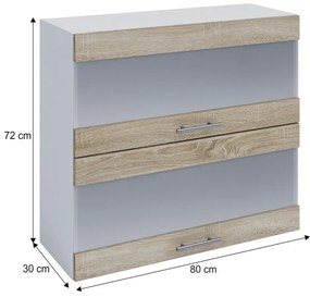 Felső konyhaszekrény W80K2S Flor. 1014745