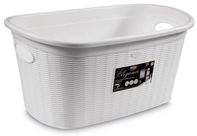 STEFANPLAST Mosodai kosár 35 l, 58x38x28cm, fehér
