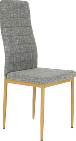 Szék, világosszürke anyag/bükk, COLETA NOVA