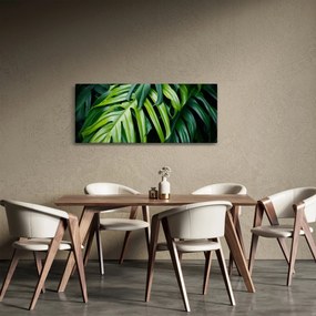 Kép - trópusi levelek (120x50 cm)