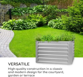 Blumfeldt Blum High Grow Straight, magaságyás, 100 x 60 x 100 cm, 600 l, acél