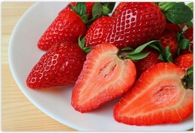 Poszterek 155x105 Friss eper Kert